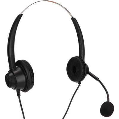 H360D‑3.5VA Telefoon Headset 3.5mm Zakelijke Headset voor Callcenter Conferentiegesprek