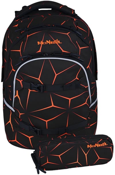 McNeill schoolrugzak Milo School Backpack Lava zwart