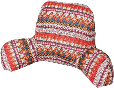 Draagbaar Leeskussen - Boekkussen Sofa Kussen - Ontspannen Lezen TV Kijken - Met Afneembare Armsteunen - 40 x 25 cm