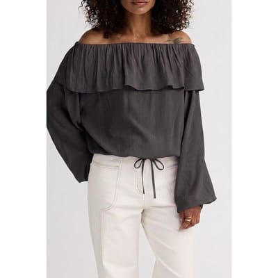Alchemist Top Pomme Antra Maat: 34 | Longsleeves Outlet | Dames | Grijs
