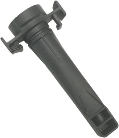 Vervangende Elleboog - Adapter Stofzuiger - Raam Reinigen - Precieze Compatibiliteit - 10 x 3 x 2 cm - Zwart