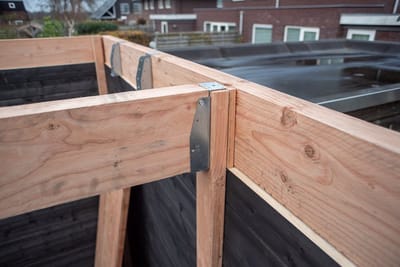 Wovar Balkdrager Zwaar met lip Verzinkt voor 7 x 24.5 cm Balken | Per Stuk
