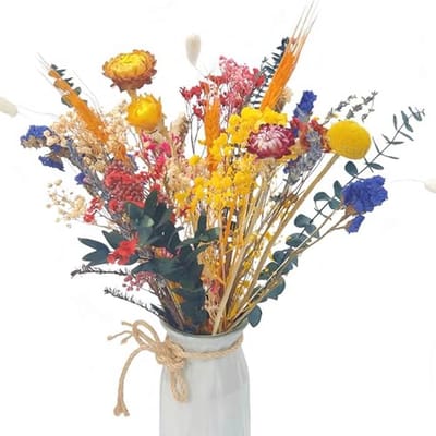 Droogbloemen 40 Pcs - Moderne Woonkamerdecoraties en Kunstbloemen voor Knutselwerkjes