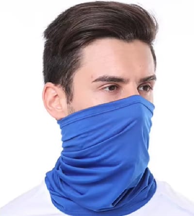 Multiuse Bandana En Col Sjaal in 1 I Hoofdband I Nekwarmer I Gezichtsmasker I Motormuts I Skiën I Snowboarden I Motorrijden I Royal Blauw