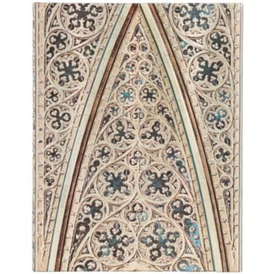 Paperblanks cahier, vault of the milan cathedral, hardcover, formaat ultra 18 x 23 cm, gelinieerd