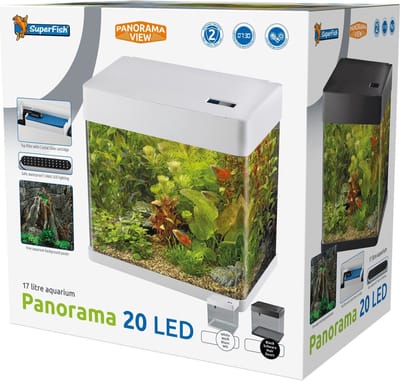 SuperFish Panorama 20 Zwart | 17L | 32 x 20 x 32 CM