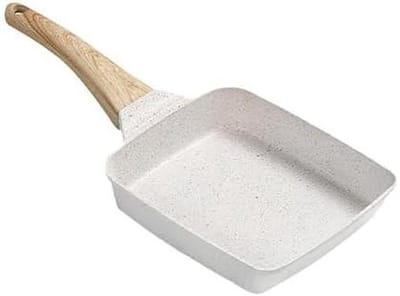 Mini koekenpan - Omelet maker - Ontbijt bereiden - Antiaanbaklaag - 5 cm diep - Zwart