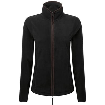 Premier Dames/Dames Artisan Fleecejack (Zwart/Bruin)