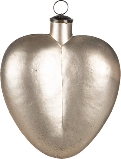 Clayre & Eef Kerstbal XL Overig 20x9x25 cm Goudkleurig Glas Kerstballen
