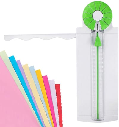 Allecto - Papiersnijder - decoratieve randsnijder - voor scrapbooking - 30,5 cm - glijsnijder - ideaal voor knutselen en creatief werk - geschikt v...