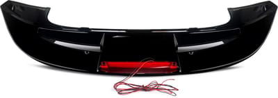 Achterbumper Spoiler Glanzend- Voor Ford Fiesta MK7/MK7.5 (2008-2019)- ST Stijl - Glanzend Zwart