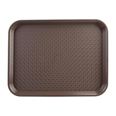 Olympia Kristallon polypropyleen dienblad bruin 305x415mm