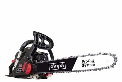 Scheppach CSP41 Benzine Kettingzaag 41cc – 40 cm Zaagblad – 1,9 PK 2-Takt Motor – Automatische Kettingsmering – Voor Brandhout, Snoeiwerk en Boomonderhoud