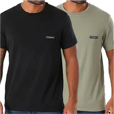 Emporio Armani Heren T-shirt Pakket x2 GA