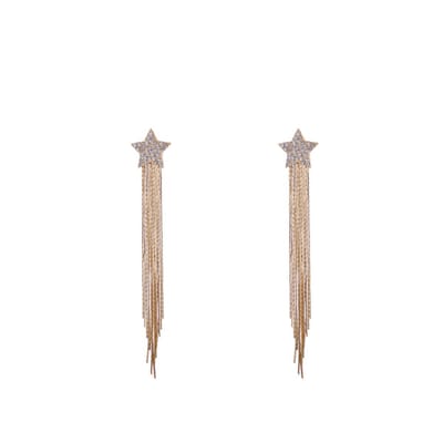 Go Dutch Label Oorknoppen sparkle star waterfall Goud