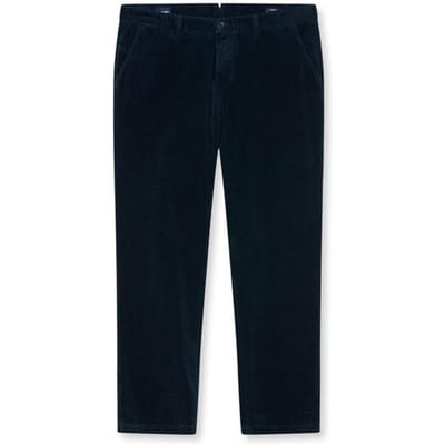 OLYMP Chino, Tapered Fit, Marineblauw