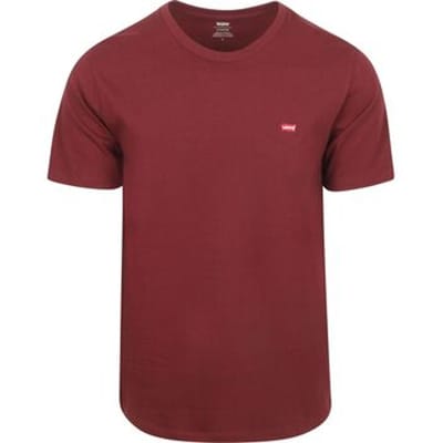 Levi's T-shirt Original Bordeaux - Maat M - Heren - Casual T-shirts