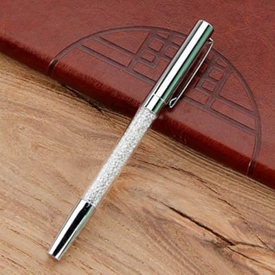Dailygoody - Kwaliteitsbalpen - Kristallen pen - Comfortabele grip - Zwarte inkt - Bling bling balpen - Perfect voor dagelijks gebruik - Stijlvolle ui...