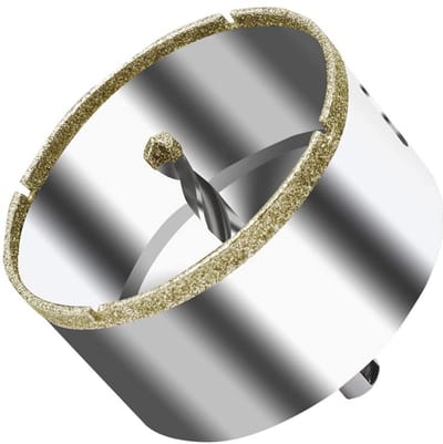 Diamantgatenzaag 85 mm met centreerboor voor glas, keramiek, marmer en graniet