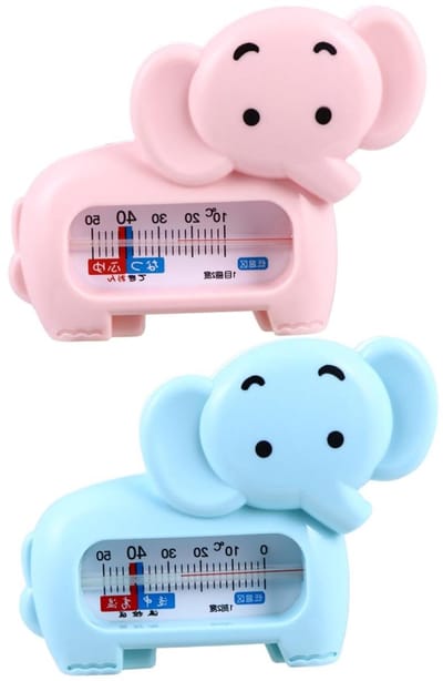 Badthermometer Olifant - Waterthermometer Baby - Veilige Temperatuurmeting - Explosieveilig Ontwerp - 12 cm - Diverse kleuren