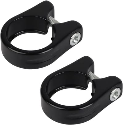 Zadelklem 31,8 mm - Verstelbare Fietszadel Bevestiging voor MTB en Racefiets - Lichtgewicht en Duurzaam - 2 stuks