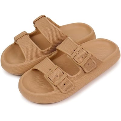 Zomer Mode Gespslippers Dikke Zool Antislip Buitenschoenen Strand Slippers Sandalen 41-42