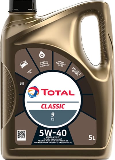 Motorolie Total Classic C3 5W40 - 5L