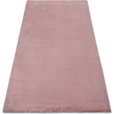 Kleden Rugsx Tapijt BUNNY rozekleuring IMITATIE konijnenvacht 80x150 cm
