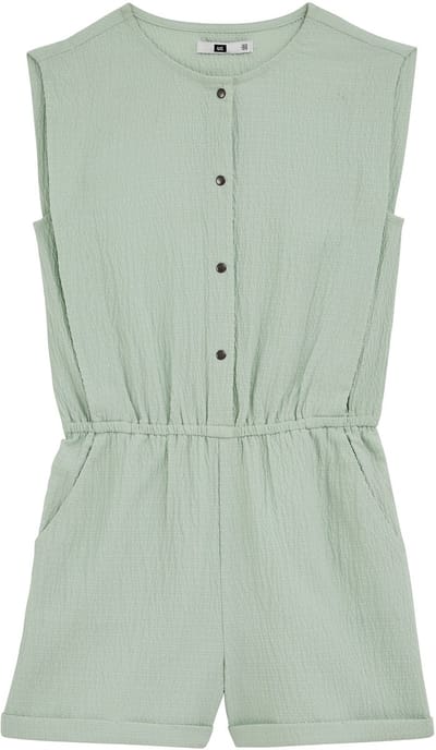WE Fashion Meisjes playsuit met structuur