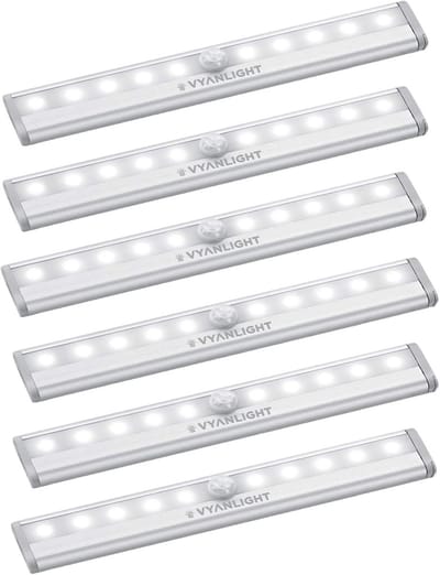 LED-verlichting met bewegingssensor voor binnen en buiten - Batterij-aangedreven en magnetisch