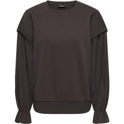 Only Trui Onllin L/s Mix Sweat Cs Swt 15383958 Chocolate Torte Dames Maat - XS