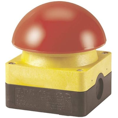 Eaton FAK-R/V/KC02/IY Voet- en slagdrukknop Opbouw 2x NC IP67/IP69K 1 stuk(s) Piece