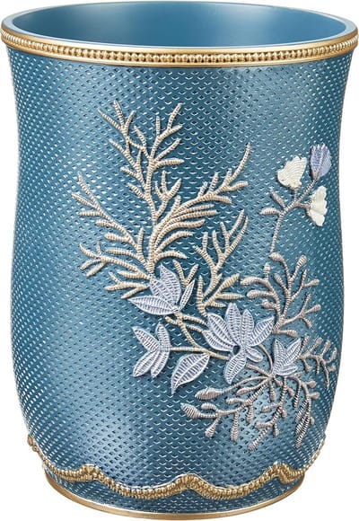 Stijlvolle badkamer afvalmand in Leisteen Blauw