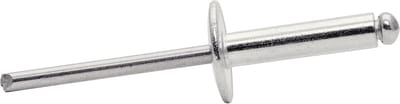 XL Head Blind Rivets Ø 4,8 mm - 9-12 mm Klemspaan, 40 Stuks, Set Inclusief Boor voor Rivet Grijpers