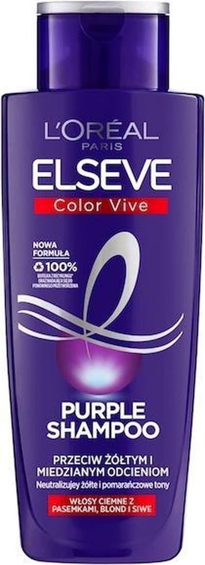 Elseve Color-Vive Purple Shampoo violet shampoo tegen gele en kopertinten 200ml