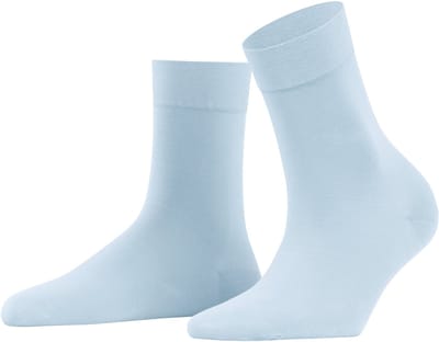 FALKE Fine Softness lichte gevoel elegant materiaal halfdoorzichtig 50 DEN sokken dames blauw - maat 35-38