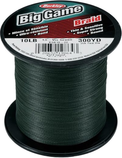 Berkley Big Game Braid - cabo wit - 275 meter - 4,5 kg