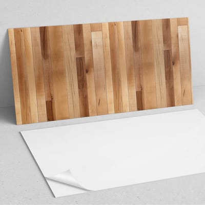 Coloray Wandpanelen Zelfklevend - Natuurlijk houtpatroon PVC Wandpaneel - 100 cm x 50 cm - Beige Wandbekleding Zelfklevend - 1 stuk - Texturen Wandpanelen Zelfklevend - Wandpaneel Keuken - Wandpanelen Badkamer