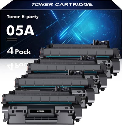 4-pack | Geschikt voor HP 05A / CE-505A Toner cartridge Zwart - Geschikt voor HP LaserJet P2035 - P2055D - P2055DN