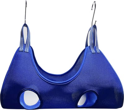 Katten, honden XS hangzak voor het makkelijk knippen van nagels, Blauw, Blue, maat Extra Small, Waszak, nagelknippen, huisdierverzorging  | Cat Hangbag | Pet Hangmat | Cat Hammock