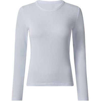 ESMARA Geribd dames shirt (Blauw, S (36/38))