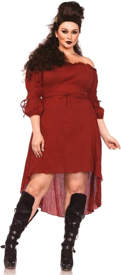 Gauze High Low Peasant Dress +