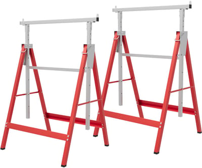 4goodz 2 stuks Zaagbok Schragen Verstelbaar Opvouw 80-130cm tot 200kg