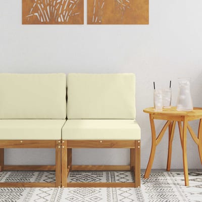 vidaXL - Buiten - Midden - Sofa - Massief - Acacia - Hout
