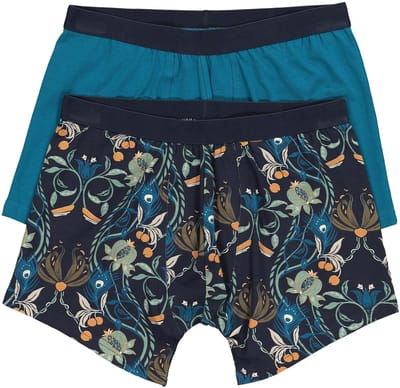 JP 1880 - Heren - midpants FLEXNAMIC® loungewear set van 2 onderbroek tot 8XL - Felpetrol - Maat XXL