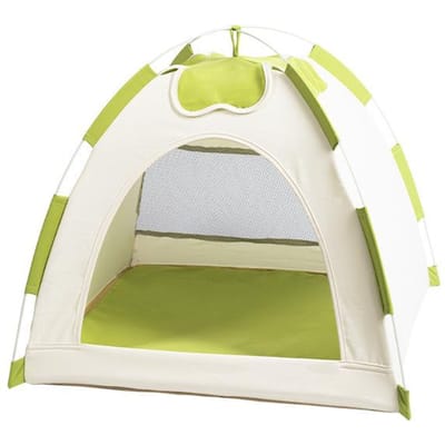Maison pour chat, tente pour chat, maison d'été pour chat, tente d'extérieur pliable, niche pour chien, tapis universel quatre saisons, maison pour animaux de compagnie 50*50*45cm white