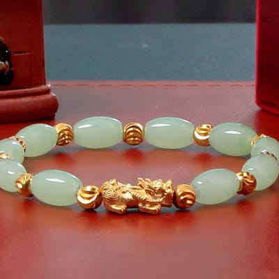 Gelukkige vrouwen Jade Bixie armband 3D PiYao armband