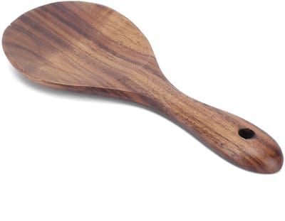 Dailygoody - Rijst Paddle - Houten Rijst Scoop - Kookgerei Accessoire - 18x8cm - Milieuvriendelijk - Gezond Gebruik - Ideaal voor Thuis