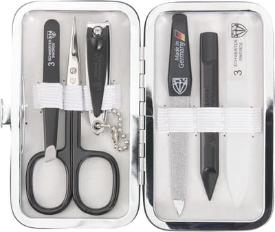6-delige manicure set met nagelvijl, nagelknipper en schaar - perfect voor nagelverzorging