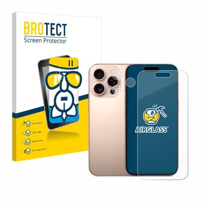 Screenprotector voor Apple iPhone 16 Pro (Voor+Camera) Beschermglas transparant